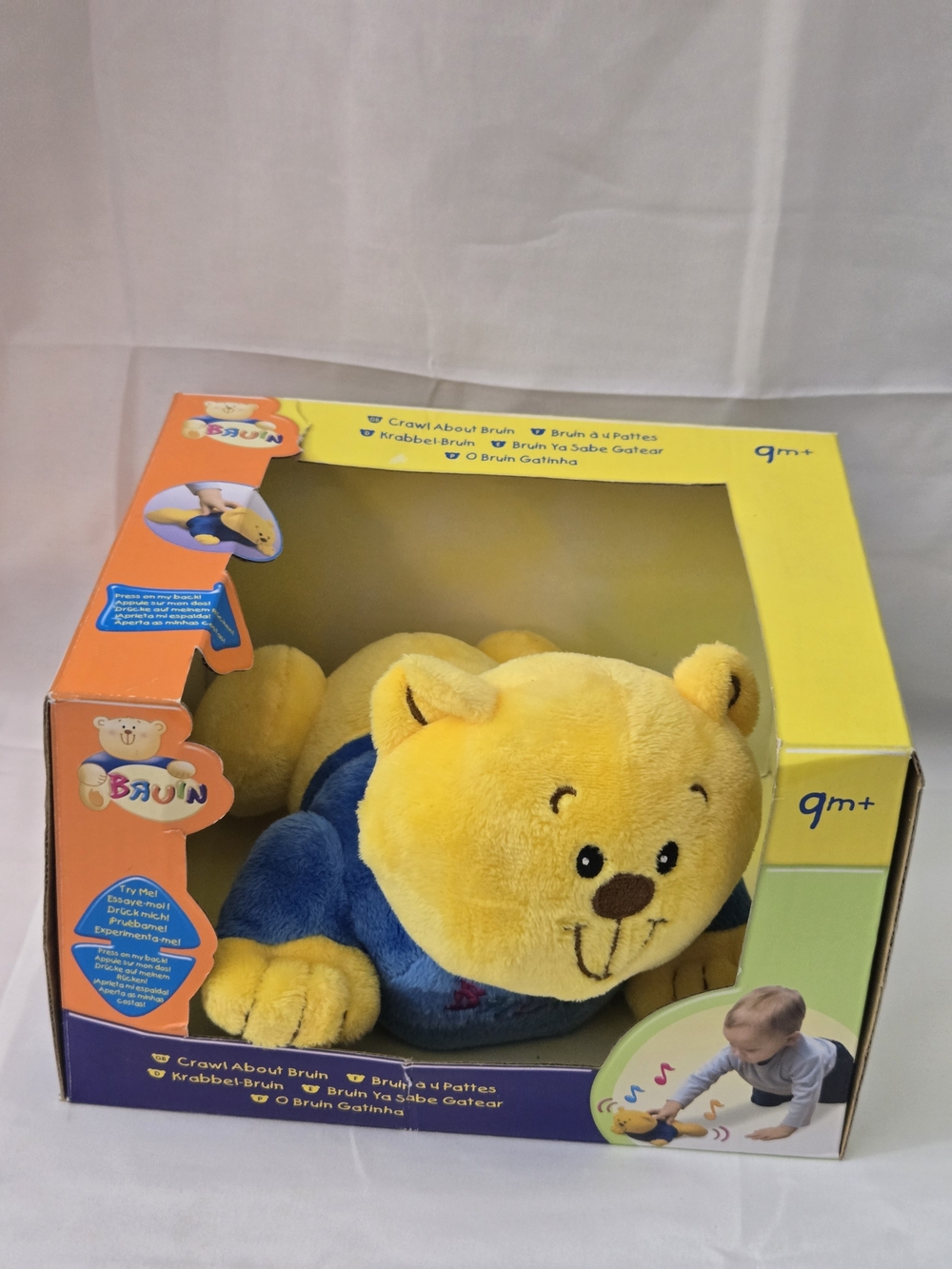 2009 Toys R Us Bruin Crawl About Bear Musical Crawling Baby Toy NEW Sealed